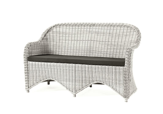 Paulina 2-seter antikkhvit