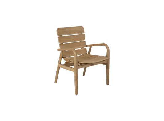 Teak spisestol Lily med armlene