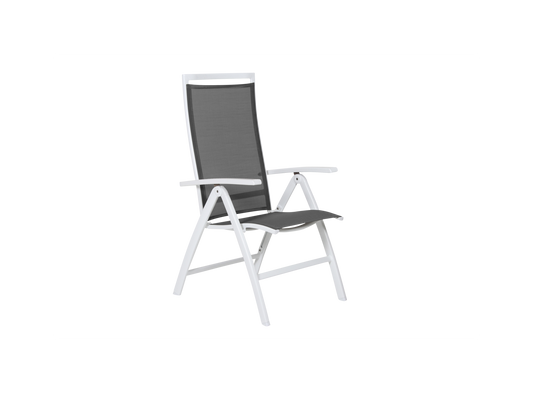Sunny regulerbar stol hvit/grå