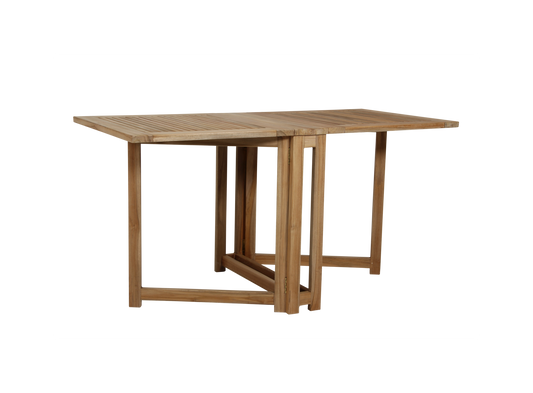 Teakbord Turin sammenleggbart 146 cm