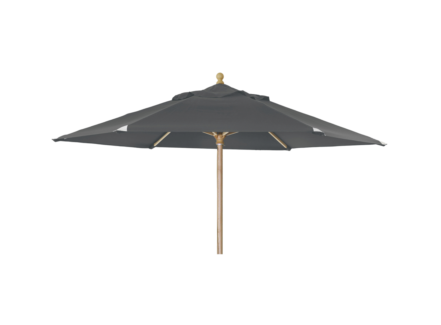 Parasoll Reggio 300 cm grå